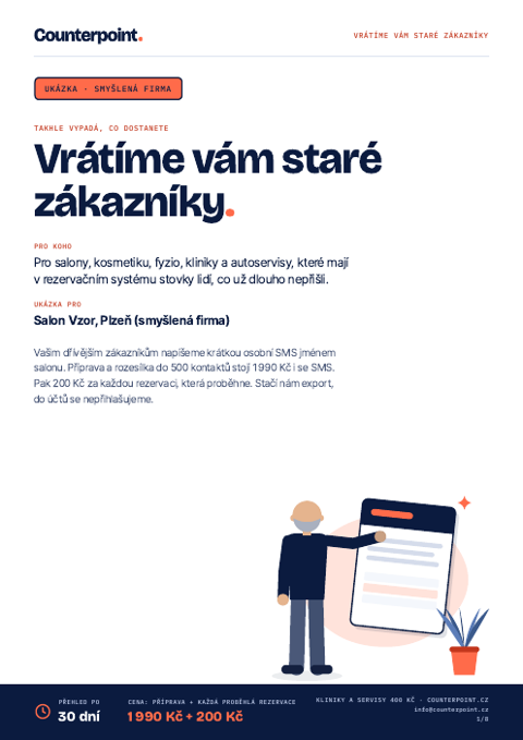 Náhled PDF ukázky: staří zákazníci zpět